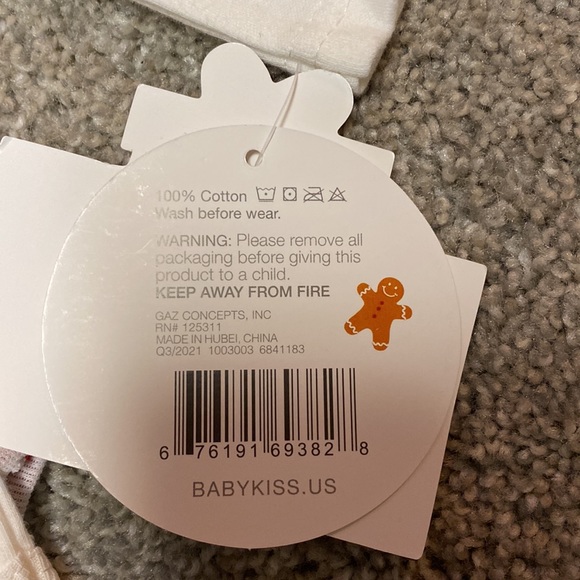 🆕 Pack of 3 Christmas bodysuits - Picture 4 of 6